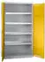 stumpf Umweltschrank BP-4 mit Türlochung 1800x1000x500mm 4 Wannenböden lichtgrau/signalgelb (7598062)
