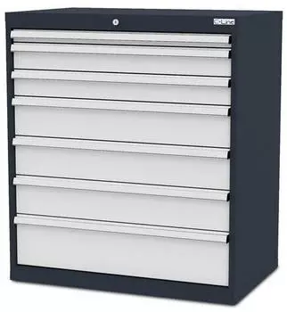 Simplaflex Werkzeugschrank 7 Schubladen 900x575x1020mm RAL 7016/7035