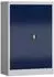 LÜLLMANN ClassiX Flügeltürenschrank Stahl 2-türig 120x80x38cm lichtgrau/enzianblau (Steelboxx)