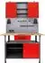 Ondis Werkstatt-Set Klaus 120cm Metall Lochwand LED, rot (Klaus)