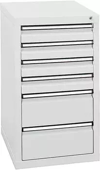 stumpf STS 410 Schubladenschrank 6 Schubladen 900x500x500mm lichtgrau (7101507)