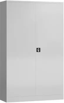 LÜLLMANN ClassiX Mehrzweckschrank Stahl Signalweiß 4 Böden 120x194,5x42cm (X-530377)