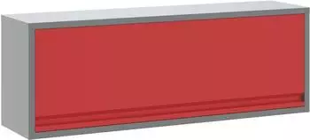 vidaXL Werkzeugschrank Wandmontage Stahl Rot 100x25x35cm (4103480)