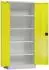 LÜLLMANN ClassiX Metall-Aktenschrank 4 Böden 180x80x38cm Lichtgrau/Zinkgelb (X-530336)