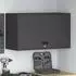 vidaXL Wandschrank für die Garage mit Gasdrucklift-Tür, schwarz (883260)