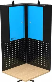 Güde Q9 Ecklösung Werkstattschrank-Set 3-teilig mit Lochwand (40468)