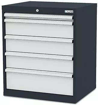 Simplaflex Werkzeugschrank 5 Schubladen 700x575x820mm RAL 7016/7035