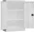 Steelboxx ClassiX Metall-Mehrzweckschrank 2 Türen 120x80x38cm RAL 9003 Signalweiß (ClassiX)