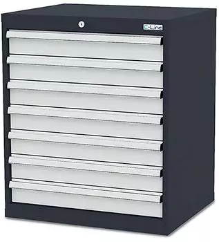Simplaflex Schubladenschrank 7 Schubladen 700x575x820mm RAL 7016/7035 (CL7H080700)