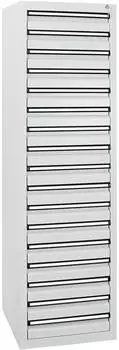 stumpf STS 410 Schubladenschrank 17 Schubladen, 1800x500x500mm, lichtgrau (STS 410)