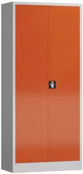 L&Uuml;LLMANN Aktenschrank Metall 2 T&uuml;ren 4 Fachb&ouml;den 180x80x38cm (X530330X530339)