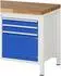 Rau Schubladenschrank Modell L3.5 580x650x620mm 2 Schubladen 1 Tür (03-L3.5AR.11)