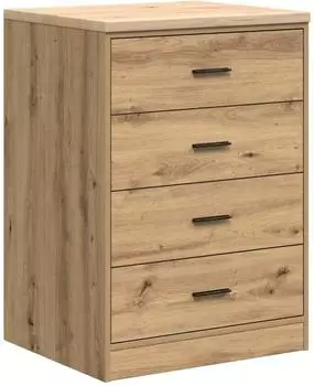vidaXL Garagen-Aufbewahrungsschrank Massivholz Kiefer Artisan-Eiche (860606)
