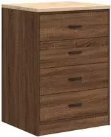 vidaXL Garagen-Aufbewahrungsschrank 60x51x85 cm Massivholz Kiefer