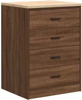 vidaXL Garagen-Aufbewahrungsschrank 60x51x85cm Massivholz Kiefer (860604)