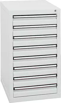 stumpf STS 410 Schubladenschrank 8 Schubladen 900x500x500mm lichtgrau (7101107)