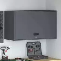 vidaXL Wandschrank f&uuml;r die Garage mit Gasdrucklift-T&uuml;r Anthrazit