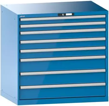 Lista Schubladenschrank 54x36E 1023x725x1000mm KEY Lock R5012 (14.513.010)