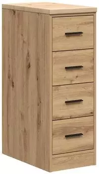 vidaXL Garagen-Aufbewahrungsschrank Artisan-Eiche, Kiefer Massivholz (860588)