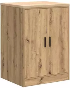 vidaXL Garagen-Aufbewahrungsschrank Artisan-Eiche Massivholz Kiefer (860579)