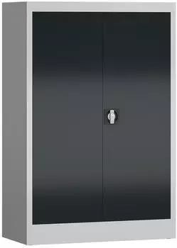 Steelboxx Aktenschrank 2 Türen 1200x800x380mm lichtgrau/anthrazit (X-530298)