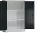 Steelboxx Aktenschrank 2 Türen 1200x800x380mm lichtgrau/anthrazit (X-530298)