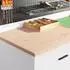 vidaXL Garagen-Aufbewahrungsschrank weiß 60x51x85cm Massivholz Kiefer (860598)