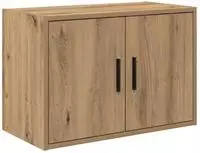 vidaXL Garagen-Wandschrank Artisan-Eiche Holzwerkstoff