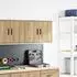 vidaXL Garage-Wandschrank Holzwerkstoff Artisan-Eiche (860659)