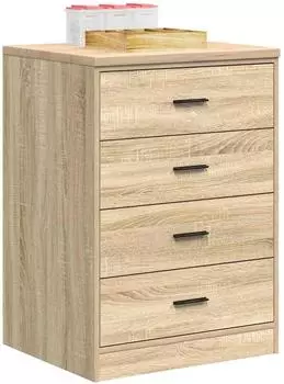 vidaXL Garagen-Aufbewahrungsschrank Sonoma-Eiche Massivholz Kiefer (860600)