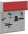 vidaXL Werkzeugschrank-Set 3-tlg. rot pulverbeschichteter Stahl (3321411)