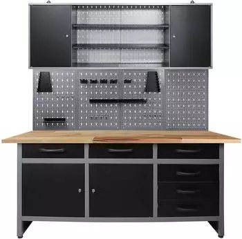 Ondis Karsten Werkstatt-Set mit Schrank, höhenverstellbar, 160cm
