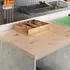 vidaXL Garagenschränke 2 Stk., Holzwerkstoff, betongrau (3328272)