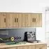 vidaXL Garage-Wandschränke 2-tlg. Holzwerkstoff Artisan-Eiche (860660)