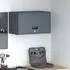 vidaXL Wandschrank für die Garage mit Gasdrucklift-Tür, anthrazit (883282)