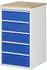 Rau Schubladenschrank Serie 7000 Buche-Top, 5 Schubladen (4×180mm, 1×210mm)