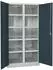 Pavoy Schwerlastschrank mit Trennwand, 8 Fachböden, 200kg, RAL 7035/7016 (36366-104-001-735716)