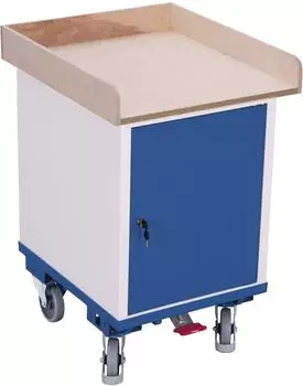 VARIOfit VARIOfit Rollschrank mit Fl&uuml;gelt&uuml;ren, 150kg, 575x660x905mm