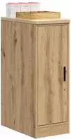 vidaXL Garagen-Aufbewahrungsschrank Artisan-Eiche Massivholz Kiefer