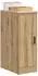 vidaXL Garagen-Aufbewahrungsschrank Massivholz Kiefer, Artisan-Eiche (860561)