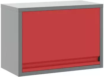 vidaXL Werkzeugschrank Wandmontage Stahl rot 50x25x35cm (4103478)