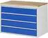 Rau Schubladenschrank Buche-Top 4 Schubladen XXL 180mm (Serie 7000)