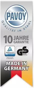 Pavoy Schiebet&uuml;renschrank 1200x1000x400mm, 2 B&ouml;den, gepulvert, RAL 7035/7016 (30301-100-401-735716)