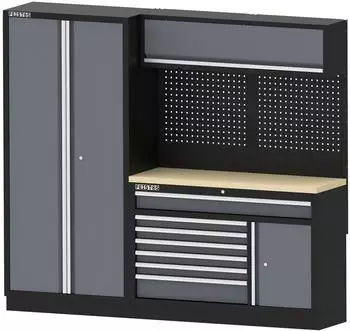 Feistos Apollo 22 Werkstatteinrichtung, Stahl, abschlie&szlig;bar, 46x228x200cm (99922)