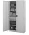 Jan Nowak JAN II Aktenschrank Metall, grau, 115x220x40cm (JAN II)