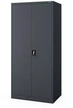 Jan Nowak Aktenschrank Metall, abschließbar, 90x195x60cm, anthrazit (JAN H D600)