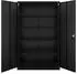 Jan Nowak JAN II D600 Metall-Aktenschrank abschließbar, 185x115x60cm, schwarz (JAN II D600)