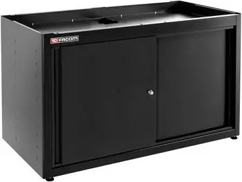 Facom JLS3 Doppel-Unterschrank 2 T&uuml;ren, schwarz (JLS3-MBDPPBS)