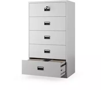 Jan Nowak SARA XL V5 Aktenschrank Metall, 5 Schubladen, 162x90x60cm