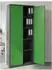 STIER Universalschrank Basic 92x42cm, 4 Fachböden, anthrazitgrau/grün (907570)